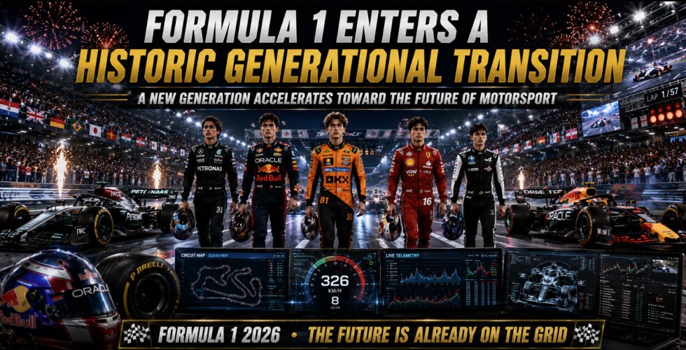 Formula 1 Enters A Historic Generational Transition